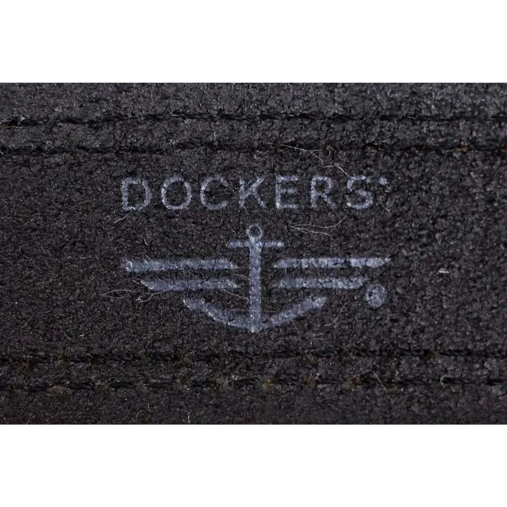 DOCKERS BLACK GENUINE LEATHER 1 3/8